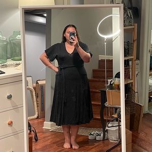 Who What Wear black cotton dress w/pockets